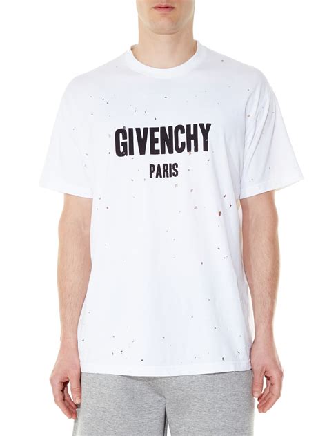 givenchy men's black t-shirt|givenchy t shirt size chart.